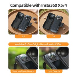 Honbobo Protective Case for Insta360 X5, Lens Screen Protector Accessories for Insta360 X5/Insta360 X4