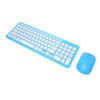96 Key Wireless Keyboard Mouse Combo 10 Meters Transmission Fade
