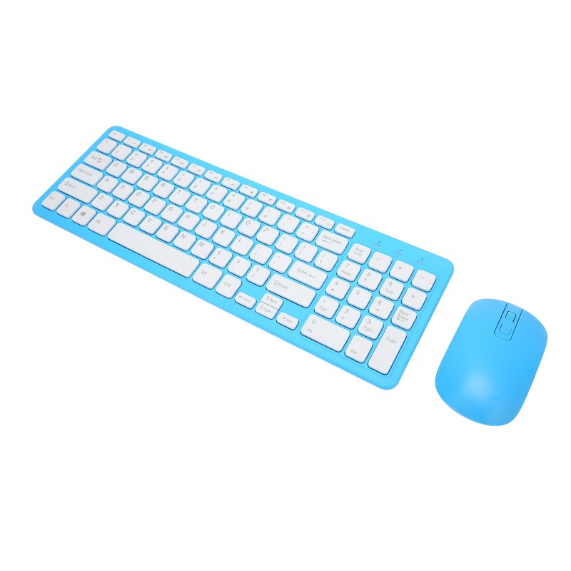 96 Key Wireless Keyboard Mouse Combo 10 Meters Transmission Fade