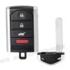 KeylessAutoParts 2x for Acura ZDX 2010 2011 2012 2013 Keyless