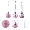 EXCEART Pack of 48 Christmas Tree Pendant Baubles Shatterproof Decorative