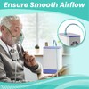 20 Pack Oxygen Portable Hose Support, Nasal Cannula Support Crimp