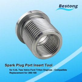 Bestong 38900 Spark Plug Port Insert Tool for 5.4L Two Valve Ford Triton Engines - Compatible Replacement for 389-100, 2pcs