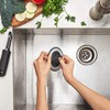 OXO 13259500 Coladera/Tapón Tarja Acero/Silicón, 18 cm