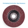 LotFancy 20PCS Flap Discs 4 1/2 for Angle Grinder, 40