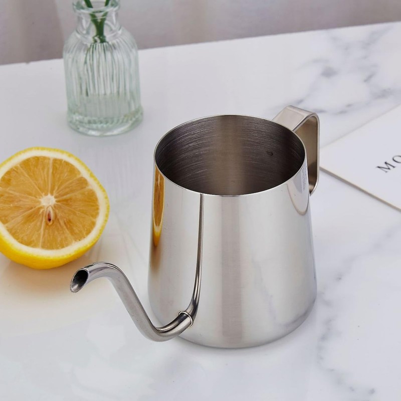 Stainless Steel Gooseneck Kettle, 304 Pour Over Coffee Pot Camping