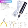 Limnyves 74 Pcs Electric Resin Drill Set with 3 Jaw