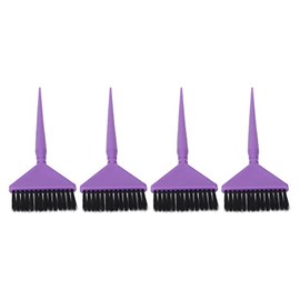 Juego de pinceles para teñir el cabello: 4 pinceles reutilizables para una aplicación precisa, aptos para uso en salones de belleza y en casa.