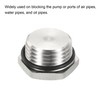 PATIKIL 1/2 NPT Male Plug, 1 Pack Waterproof Dustproof 304