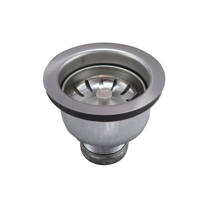 Keeney 1434SS Deep Cup Sink Strainer with Power Ball Basket,