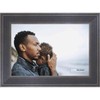 A3 16.5x11.7 Contemporary Pewter Complete Wood Picture Frame with UV