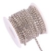 Craftdady 10 Yards 3mm Rhinestone Strass Chains Diamante Chain Clear