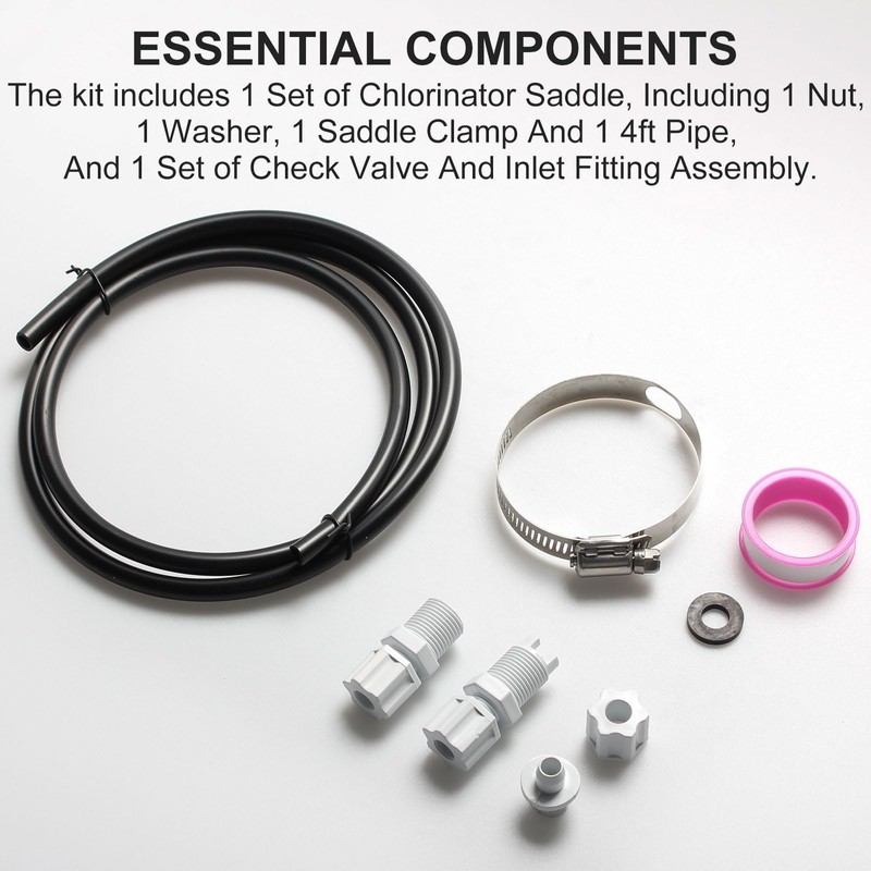 Screw Man CL200 Offline Chlorinator Hose Swimming Pool Tubing Connection