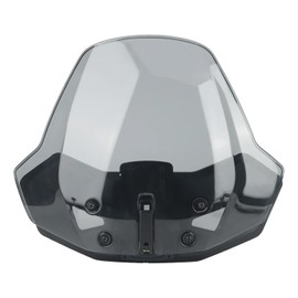 FWXEOZ Windshield for Can-Am Ryker 600 900 Sport Rally Edition Adjustable Motorcycle Front Wind Shield Wind Deflector Windscreen Accessories for Can-Am Ryker All Models 2019-2023 (Smoky Gray)