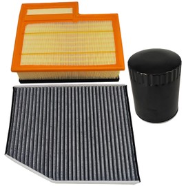 Engine Air Filter & Cabin Air Filter & Oil Filter Fit for Ford Transit 150 250 350, Replace CK4Z9601A 1812679 AA5Z6714A