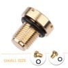 GRIRIW Radiator Expansion Tank Bleeder Screw M10*1 Fit for E36