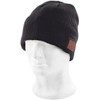 Callstel Mütze Mit Lautsprecher: Beanie-Mütze, integriertes Headset mit Bluetooth, FM-Radio,