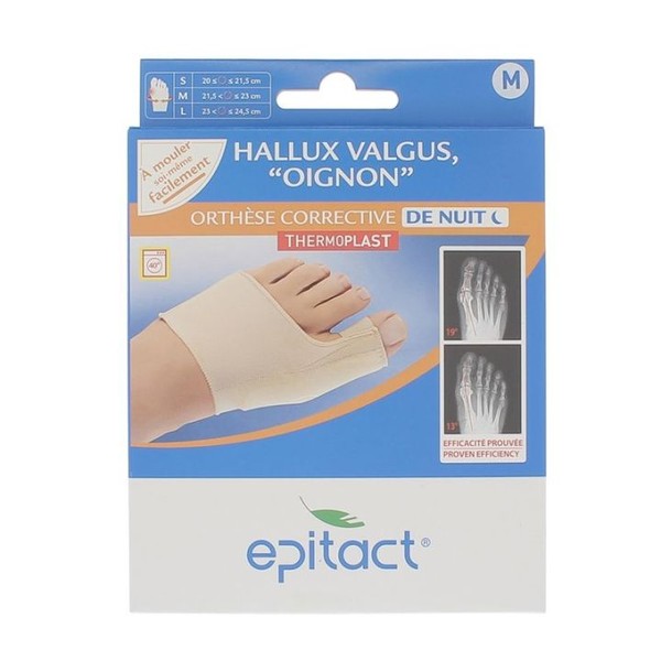 Epitact Orthèse corrective Hallux Valgus Nuit, M
