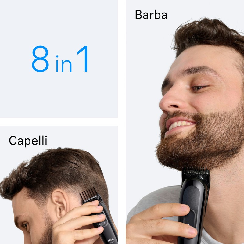 Braun Rasoio Elettrico Barba e Capelli Serie 3, Accessori, Custodia