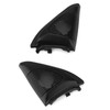 Pair Car Door Speaker Cover Audio Tweeter Trim Black Replacement