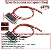 HUAZIZ Pack of 6 0.28 Inch Mini Digital Voltmeter, LED