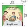 Twizler Funny Christmas Card Vegetarian Turkey - Merry Christmas Card