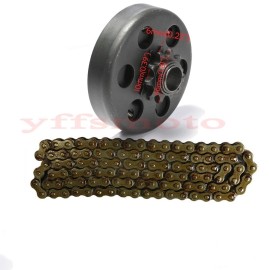 Unbranded Centrifugal Clutch 3/4" Bore 10 Tooth+ 420 Chain for 170F/210cc Go Kart ATV Quad