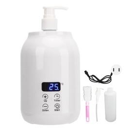 Bottle Warmer Digital Display Shampoo Bottle Massage Oil Heater 30‑65℃ Timing Function for Salon SPA Massage Body Therapy