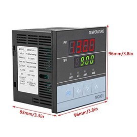 PID Temperature Controller, MC901 Digital Temperature Controller K Type PT100 Sensor Input Relay SSR Output