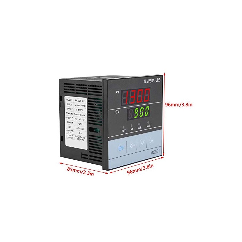 PID Temperature Controller, MC901 Digital Temperature Controller K Type PT100
