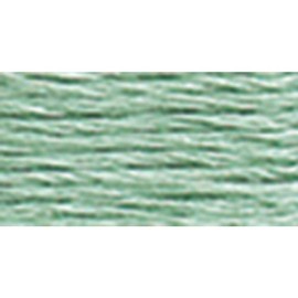 DMC 117-3813 Mouline Stranded Cotton Six Strand Embroidery Floss Thread, Light Blue Green, 8.7-Yard