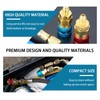 Ziciner R1234YF Quick Couplers Kit, R1234YF to R134A Conversion Kit,