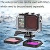 Linghuang 40M Waterproof Case for DJI Osmo Action 5 Pro,4,3,Underwater