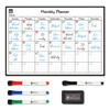 Vinsani Monthly Whiteboard A3 Size - Make Notes, Lists, Memos,