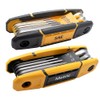 MULWARK 17pcs Folding Allen Wrench Set | Metric & Standard