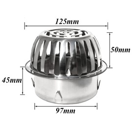 Vasemele Stainless Steel Downpipe Sieve Downpipe Protection Gutter Leaf Guard Gutter Leaf Guard Gutter Leaf Protection Gutter Protection Sieve Downpipe Protection Gutter Protection