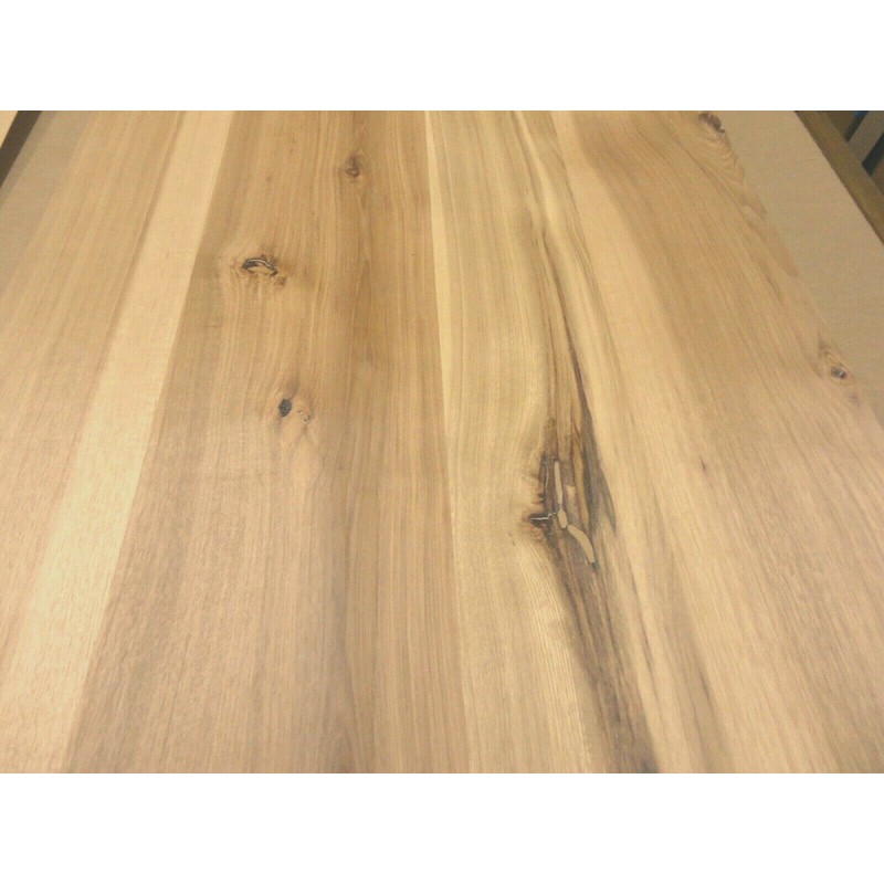 JSO Wood Products Hickory Pecan Rustic Planked Knotty Wood Veneer