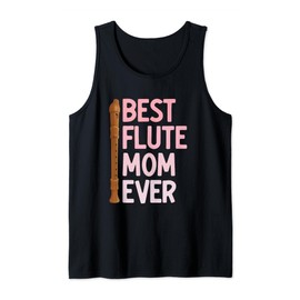 Flutist Musical Instrument Marching Band Orchestra Flute Mom Tank Top