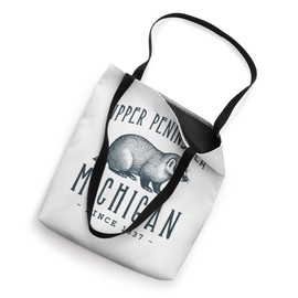 UPPER PENINSULA BADGER MICHIGAN WILDLIFE Tote Bag