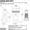 3/8″ NPT ISO 7241-B Brass Quick Disconnect Hydraulic Coupler Set