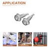DTGN #10x3/4" Hex Washer Head Self Drilling Screws - 200Pack
