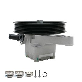 Cuuove Power Steering Pump with Pulley Fits for 2005-2008 Honda Pilot 3.5, 2005-2010 Honda Odyssey 3.5, 2003-2006 Acura MDX 3.5, 2007-2013 Acura MDX 3.7, Power Assist Pump 21-5442