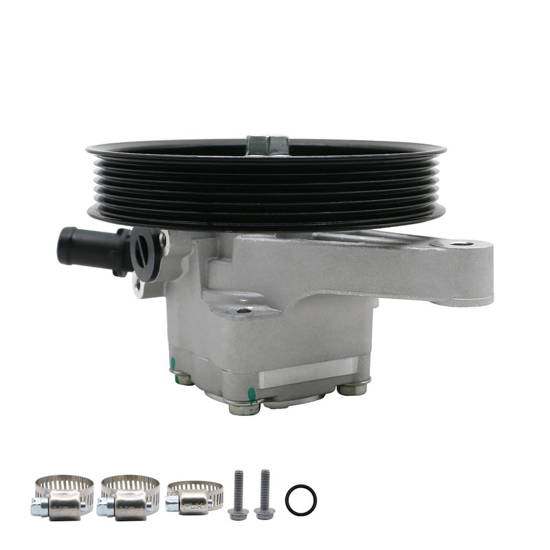 Cuuove Power Steering Pump with Pulley Fits for 2005-2008 Honda
