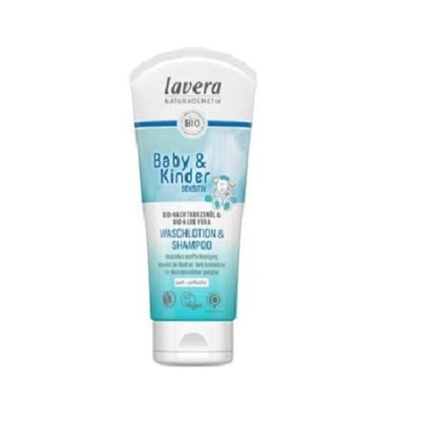 Lavera Baby & Kinder Sensitive Wash Lotion & Shampoo, 200 ml
