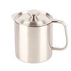 Grease Container 304 Stainless Steel Dustproof Large Capacity Fine Strainer