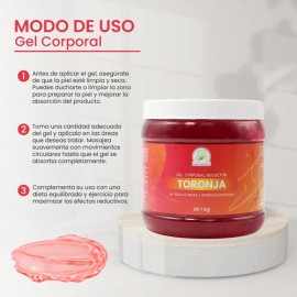 Gel Reductor Con Extracto De Toronja (1 Kilo) Tipo de envase Tarro