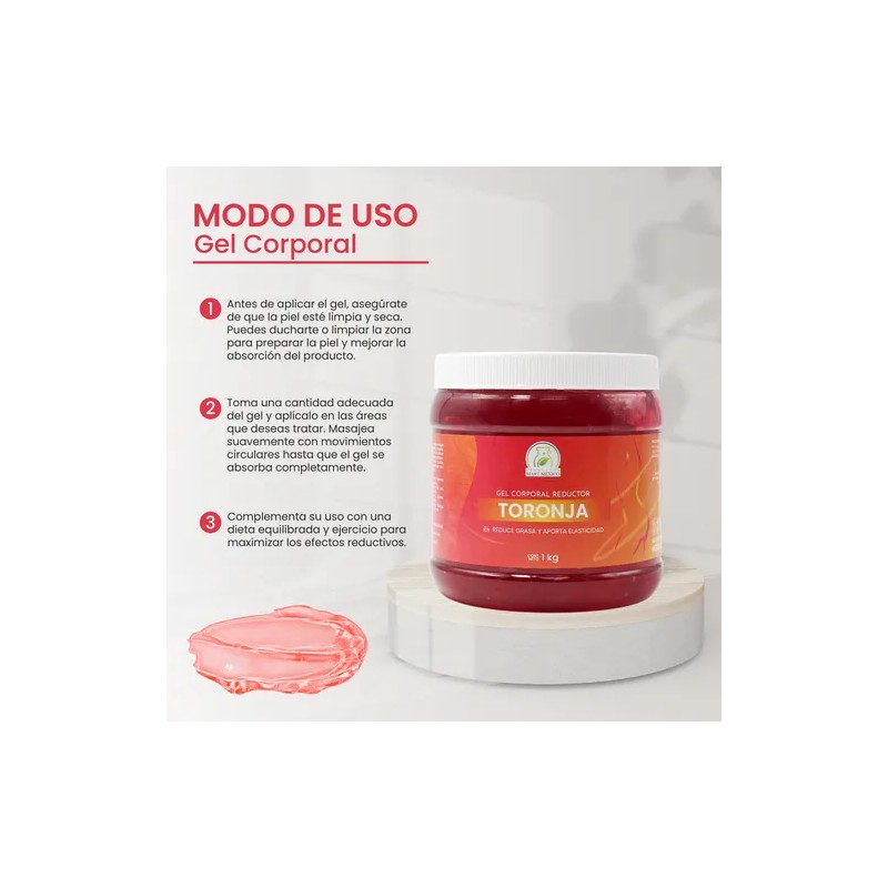 Gel Reductor Con Extracto De Toronja (1 Kilo) Tipo de