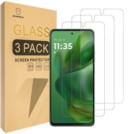 Mr.Shield Screen Protector compatible with Motorola Moto G Power 5G (2025) [NOT For 2024 Model] [Tempered Glass] [3-Pack] [Japan Glass with 9H Hardness]