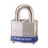 Master Lock 3BLU Laminated Steel Lockout Tagout Safety Padlock with