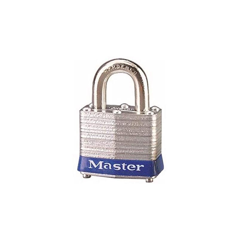 Master Lock 3BLU Laminated Steel Lockout Tagout Safety Padlock with